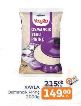 Yayla Osmancık Pirinç 2000G