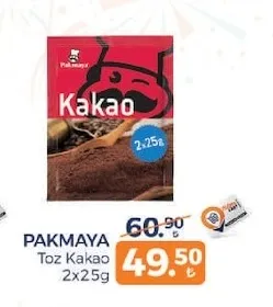 Pakmaya Toz Kakao 2X25G
