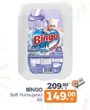 Bingo Soft Yumuşatıcı 5Lt