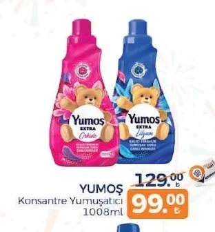 Yumoş Konsantre Yumuşatıcı 1008Ml