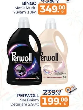 Perwoll Sıvı Bakım Deterjanı 2,97Lt