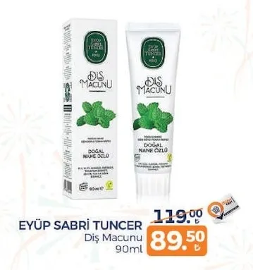 Eyüp Sabri̇ Tuncer Diş Macunu 90Ml