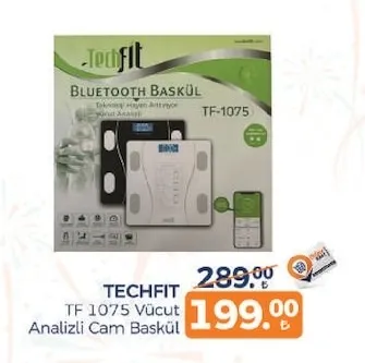 Techfit Tf 1075 Vücut Analizli Cam Baskül