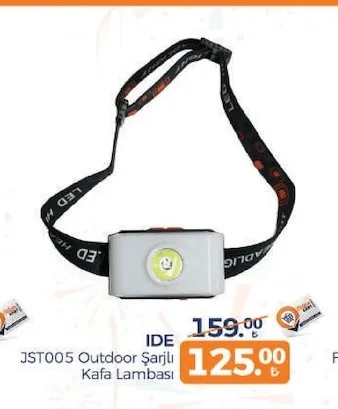 Ide Jst005 Outdoor Şarjlı Kafa Lambası