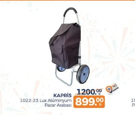 Kapris 1022-23 Lux Alüminyum Pazar Arabası