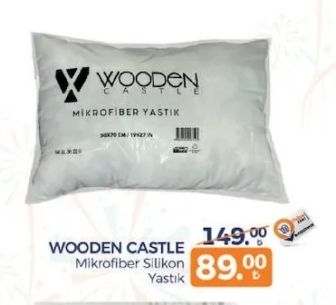 Wooden Castle Mikrofiber Silikon Yastık 50X70 Cm