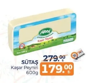 Sütaş Kaşar Peyniri 600G