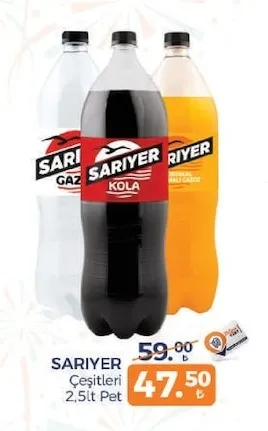Sariyer Çeşitleri 2,5Lt Pet