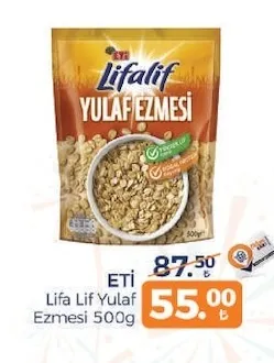 Eti̇ Lifa Lif Yulaf Ezmesi 500G