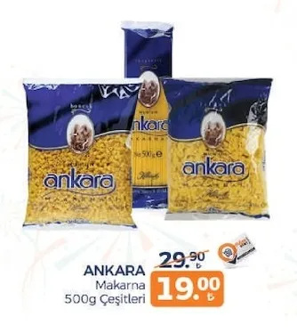 Ankara Makarna 500G Çeşitleri