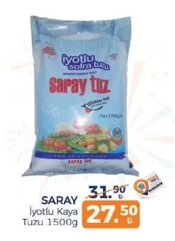 Saray İyotlu Kaya Tuzu 1500G