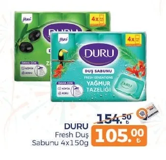 Duru Fresh Duş Sabunu 4X150G