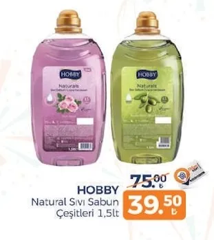 Hobby Natural Sıvı Sabun Çeşitleri 1,5Lt