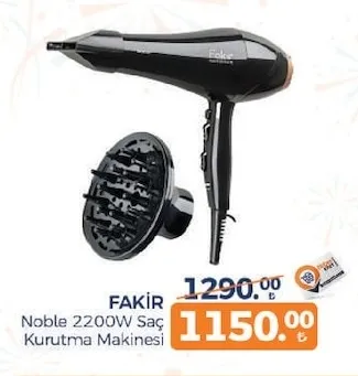 Faki̇R Noble 2200W Saç Kurutma Makinesi