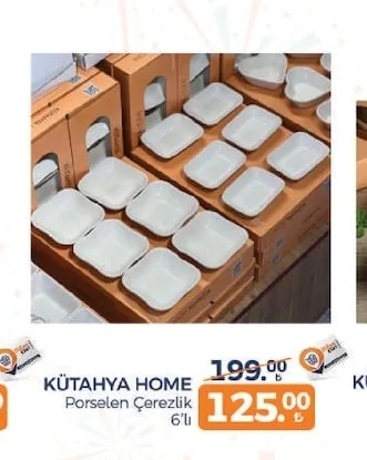 Kütahya Home Porselen Çerezlik 6'Lı
