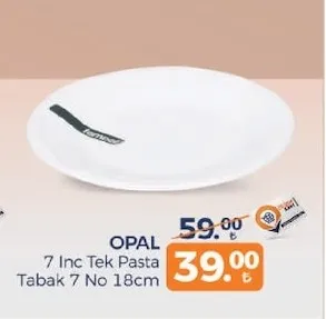 Opal 7 Inc Tek Pasta Tabak 7 No 18Cm