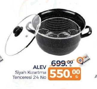 Alev Siyah Kızartma Tenceresi 24 No