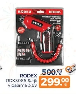 Rodex Rdx3085 Şarjlı Vidalama 3,6V