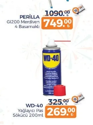 Perilla Gi200 Merdiven 4 Basamaklı