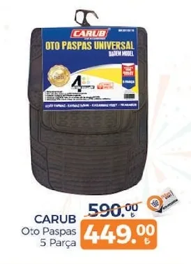 Carub Oto Paspas 5 Parça