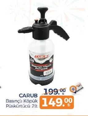 Carub Basınçlı Köpük Püskürtücü 2Lt
