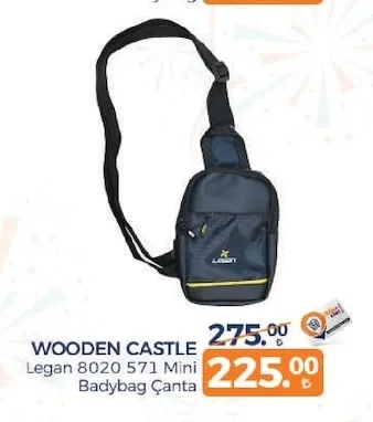 Wooden Castle Legan 8020 571 Mini Badybag Çanta