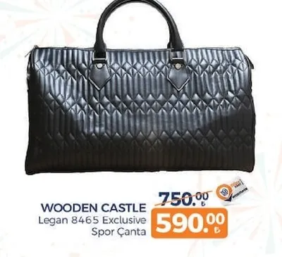 Wooden Castle Legan 8465 Exclusive Spor Çanta