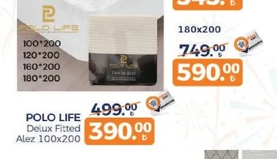 Polo Life Delux Fitted Alez 100X200