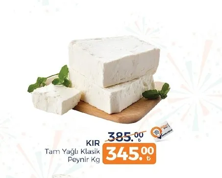 Kir Tam Yağlı Klasik Peynir Kg