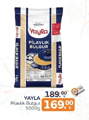 Yayla Pilavlık Bulgur 5000G