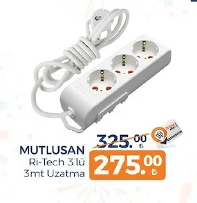 Mutlusan Ri-Tech 3'Lü 3Mt Uzatma