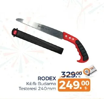 Rodex Kılıflı Budama Testeresi 240Mm