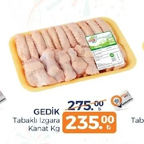 Gedik Tabaklı Izgara Kanat Kg