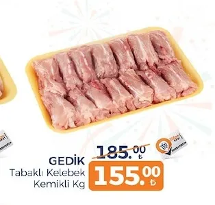 Gedik Tabaklı Kelebek Kemikli Kg