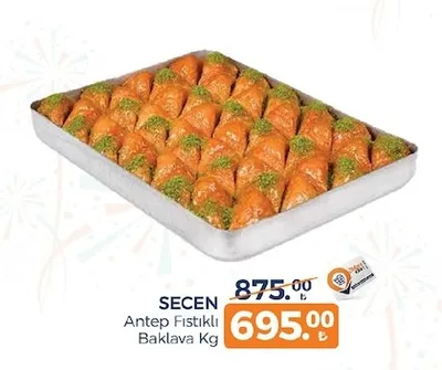 Seçen Antep Fıstıklı Baklava Kg