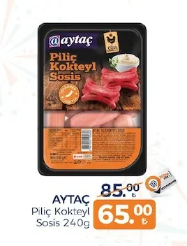 Aytaç Piliç Kokteyl Sosis 240G