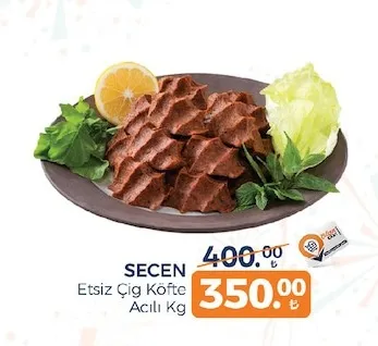 Seçen Etsiz Çiğ Köfte Acılı Kg