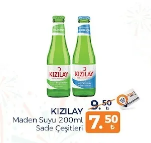 Kızılay Maden Suyu 200Ml Sade Çeşitleri