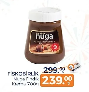 Fiskobirlik Nuga Fındık Krema 700G