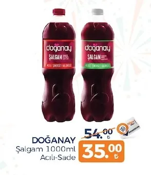 Doğanay Şalgam 1000Ml Acılı-Sade