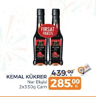 Kemal Kükrer Nar Ekşisi 2X330G Cam