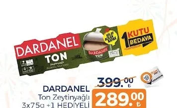 Dardanel Ton Zeytinyağlı 3X75G +1 Hediyeli