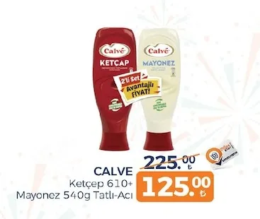 Calve Ketçap 610+ Mayonez 540G Tatlı-Acı