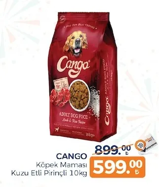 Cango Köpek Maması Kuzu Etli Pirinçli 10Kg
