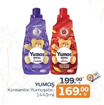 Yumoş Konsantre Yumuşatıcı 1440Ml