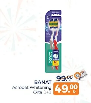 Banat Acrobat Whitening Orta 1+1