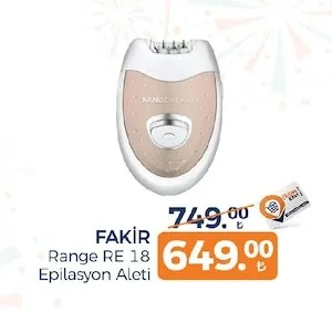 Fakir Range Re 18 Epilasyon Aleti
