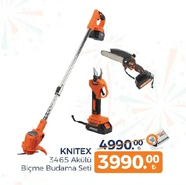 Knitex 3465 Akülü Biçme Budama Seti