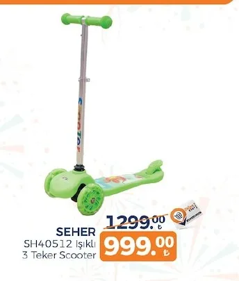 Seher Sh40512 Işıklı 3 Teker Scooter