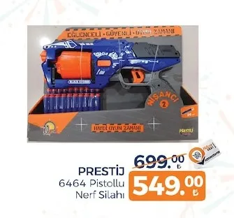 Prestij 6464 Pistollu Nerf Silahi